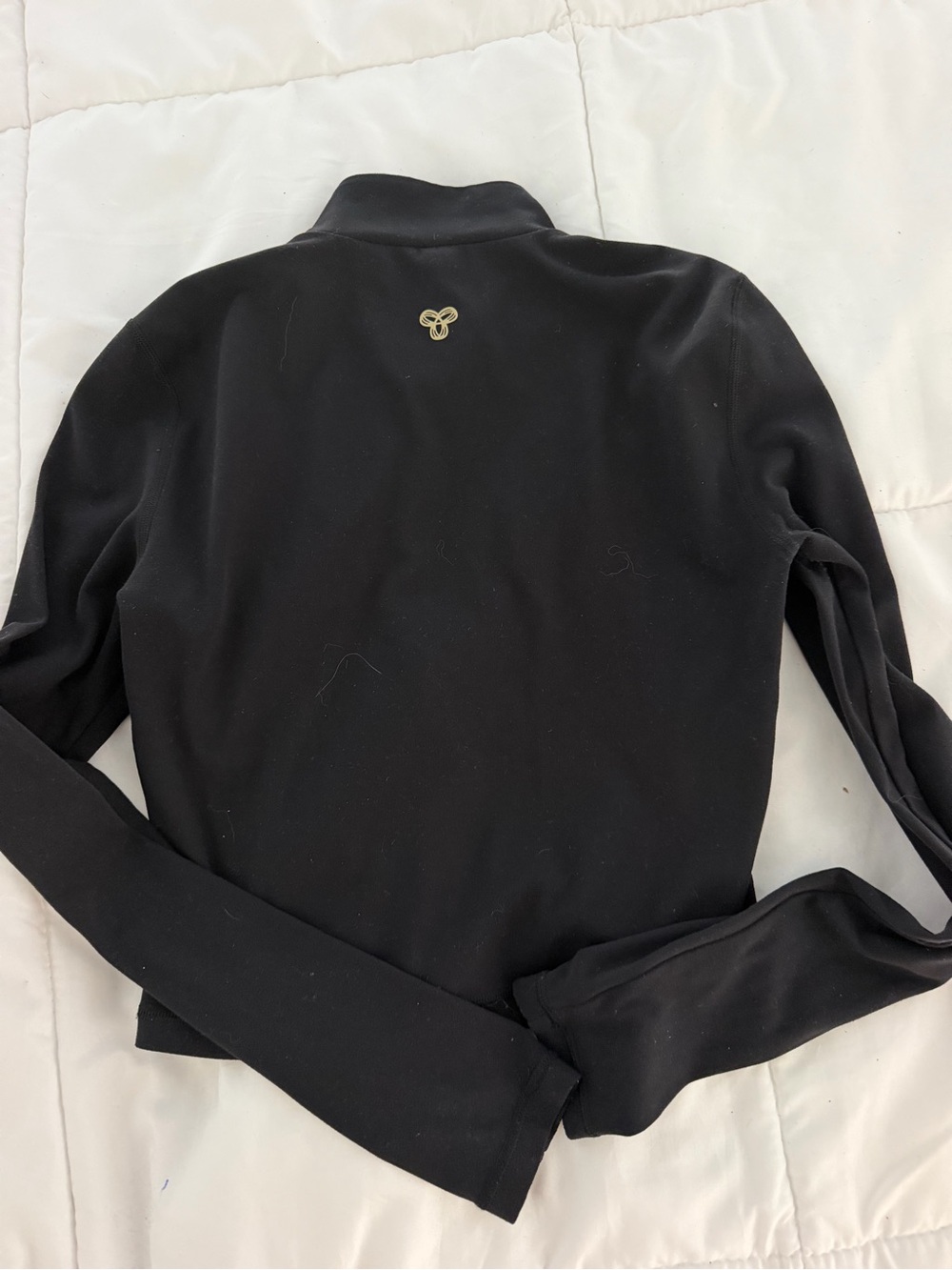 TNA Golden Aritzia Black Fitted Zip-Up Jacket – XS